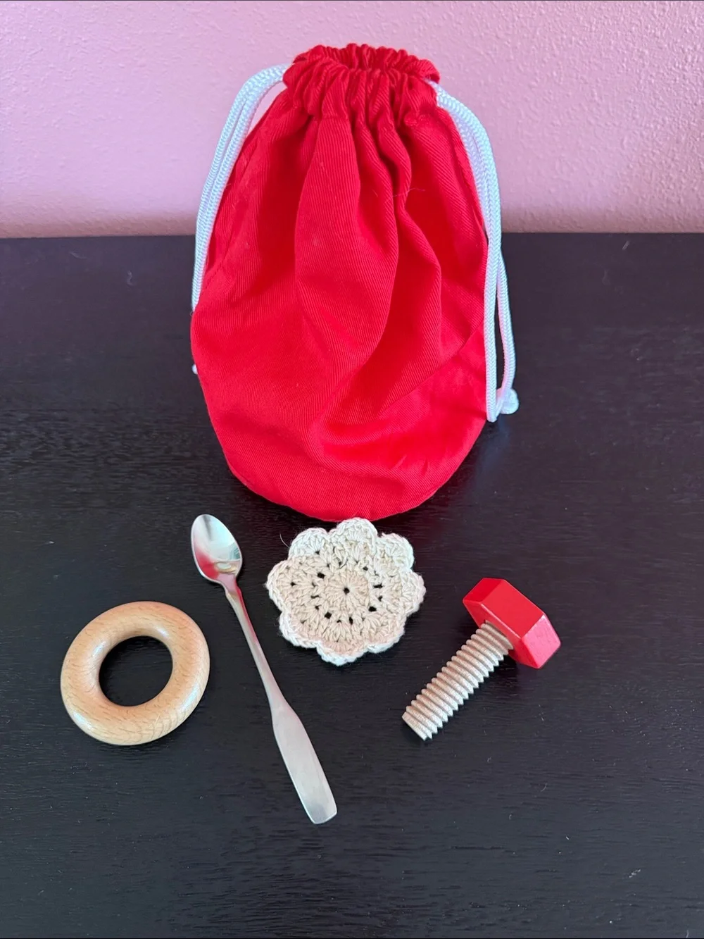 MontiKids Sensory Bag with sensory objects